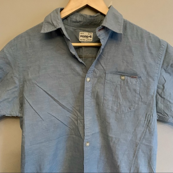 Men’s Jack & Jones “Vintage” Button Up Collared Tee - Picture 2 of 6